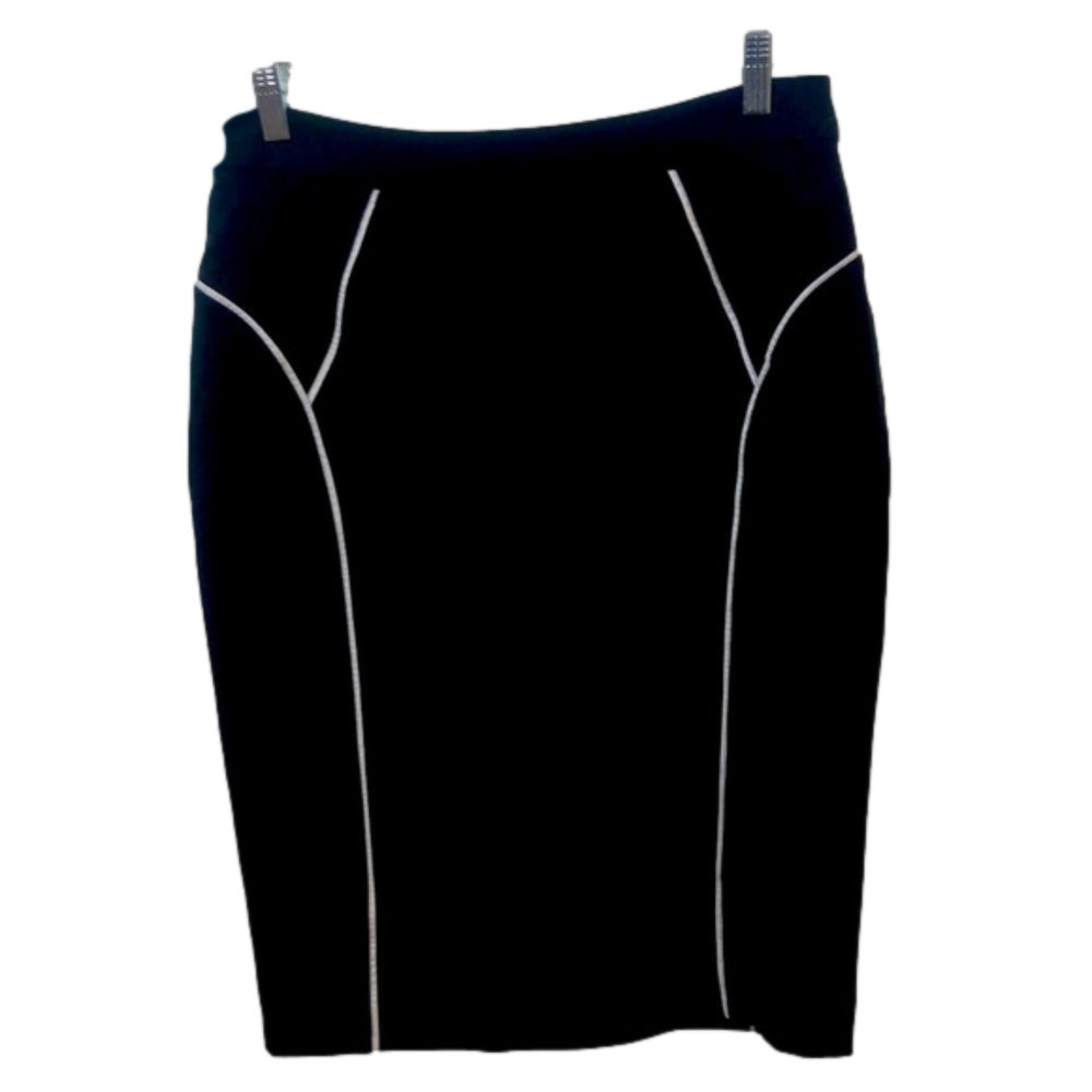 𝅺DE Collection black & white pencil skirt, medium